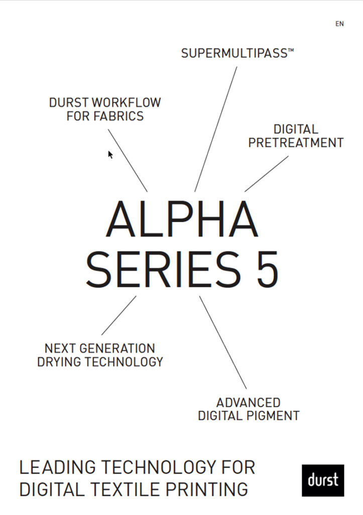Durst Alpha Series Brochure Cover