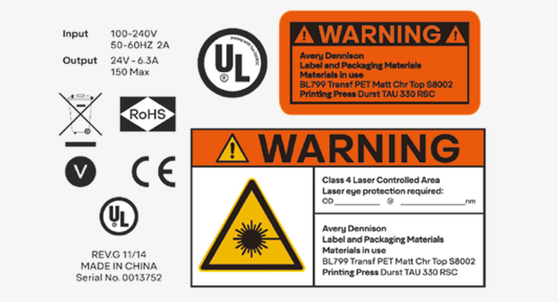 Durst Label Print Examples - Durables
